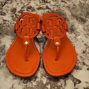 Tory Burch Vibrant Orange Sandals